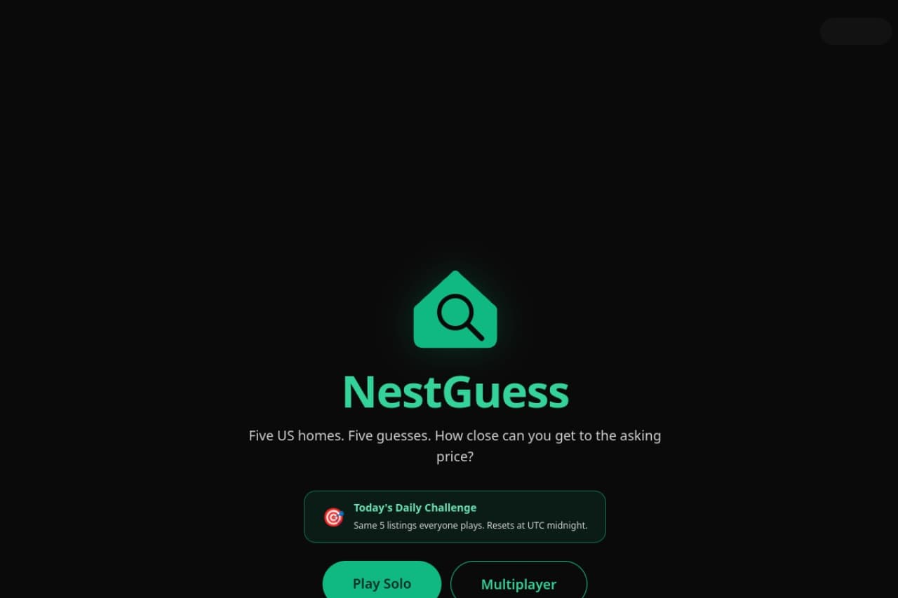 Screenshot of NestGuess
